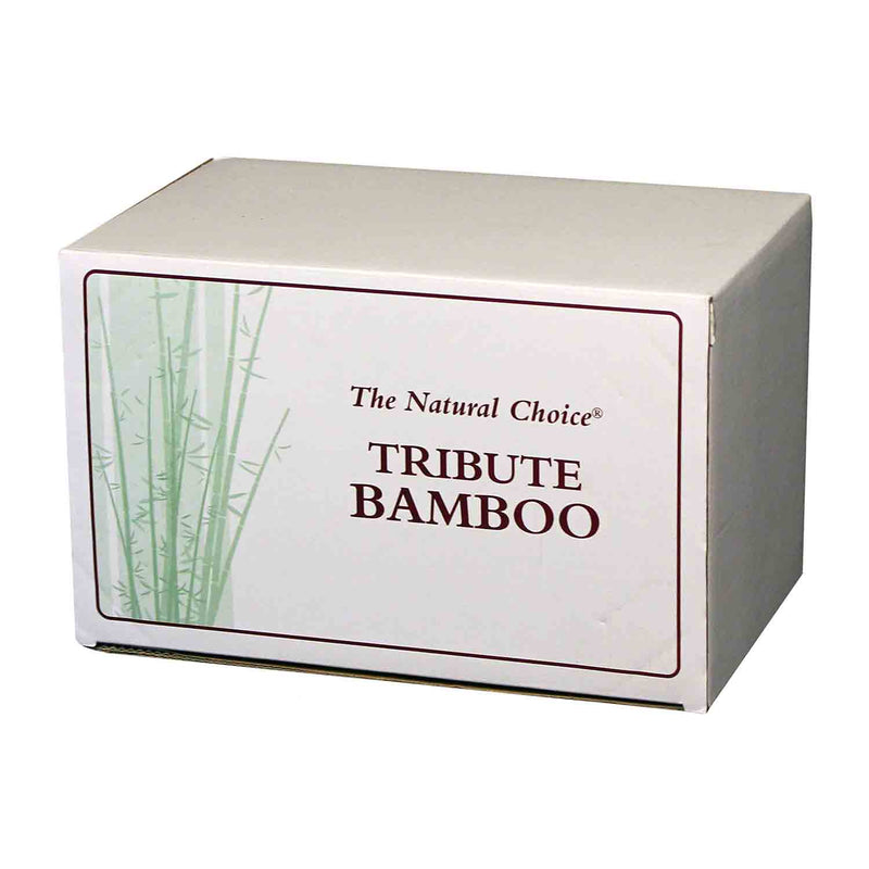 Tribute Solid Bamboo Semi Permanent Biodegradable Urn for Ashes Box
