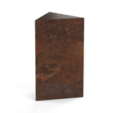 Trigon Cremation Urn for Ashes Adult in Brown Bronze Rotated View