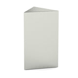 Trigon Cremation Urn for Ashes Large Adult in Stainless Steel Rotated View
