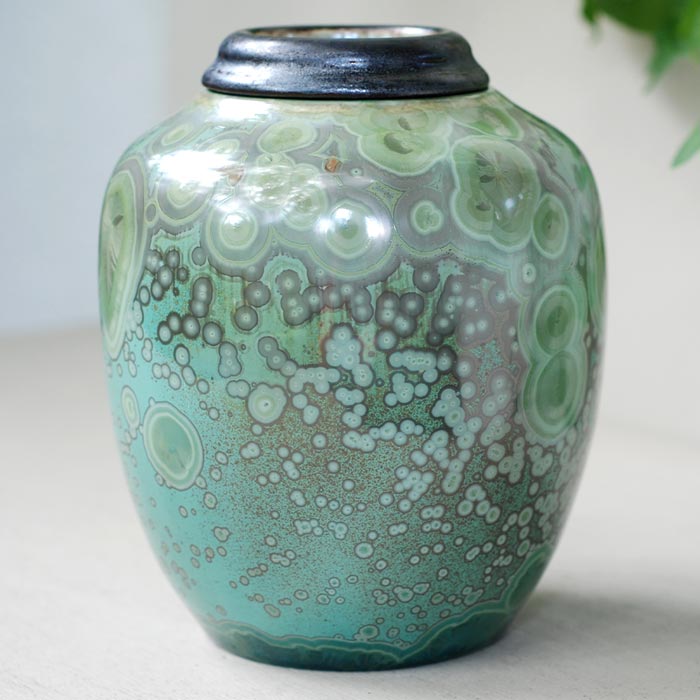 Variscite Cremation Urn for Pets Ashes Right View