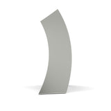 Wave Cremation Urn for Ashes Adult in Stainless Steel Side View