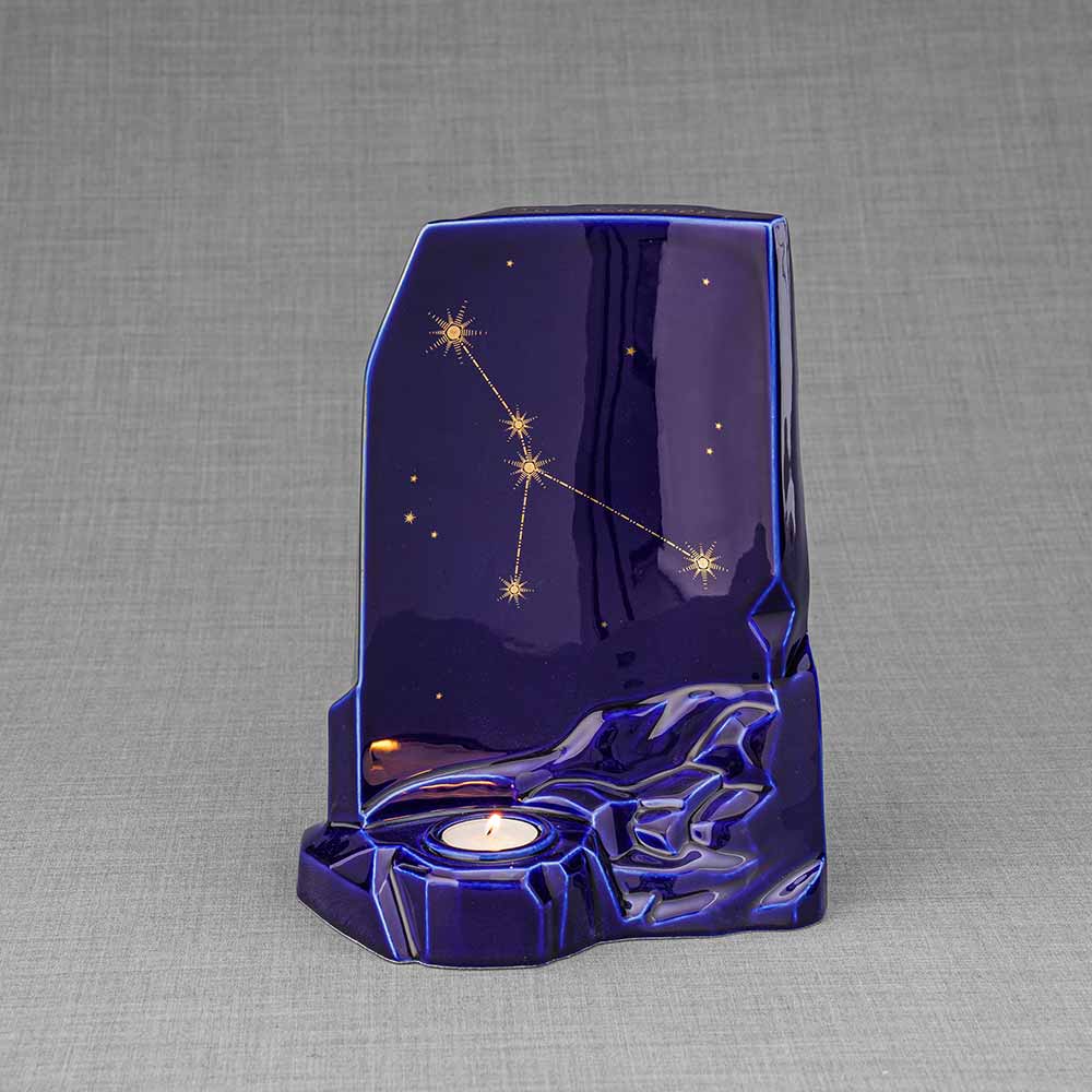 Zodiac Star Sign Adult Cremation Urn for Ashes Range Cancer