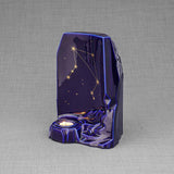 Zodiac Star Sign Adult Cremation Urn for Ashes Range Libra Left Facing