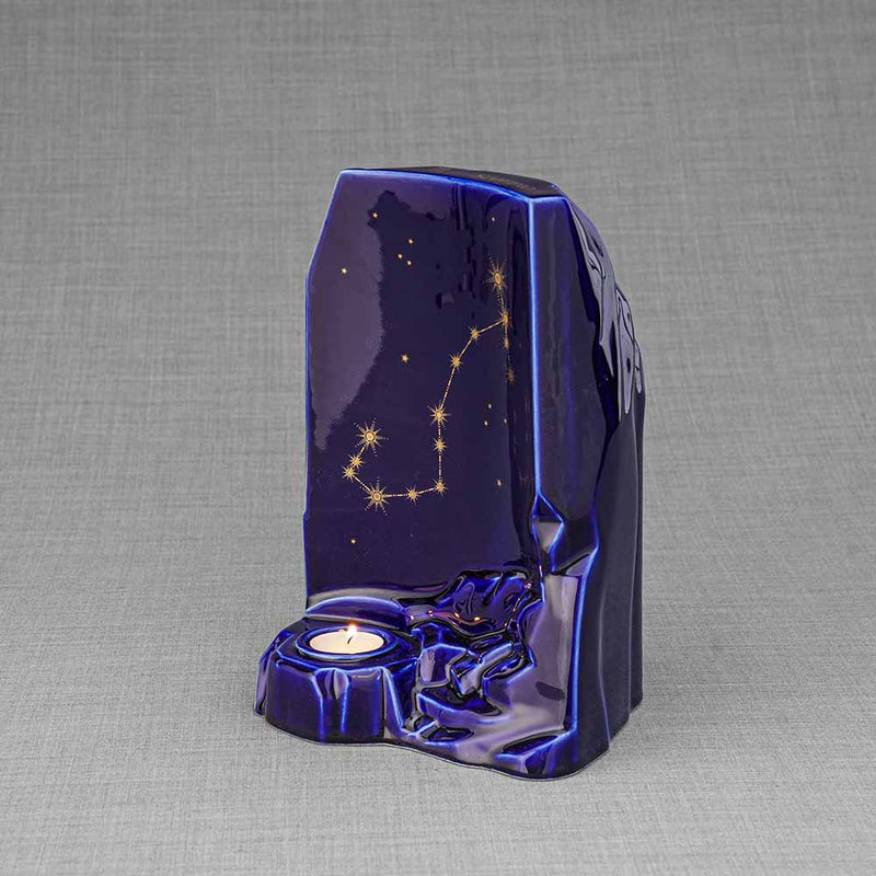 Zodiac Star Sign Adult Cremation Urn for Ashes Range Scorpio Left Facing