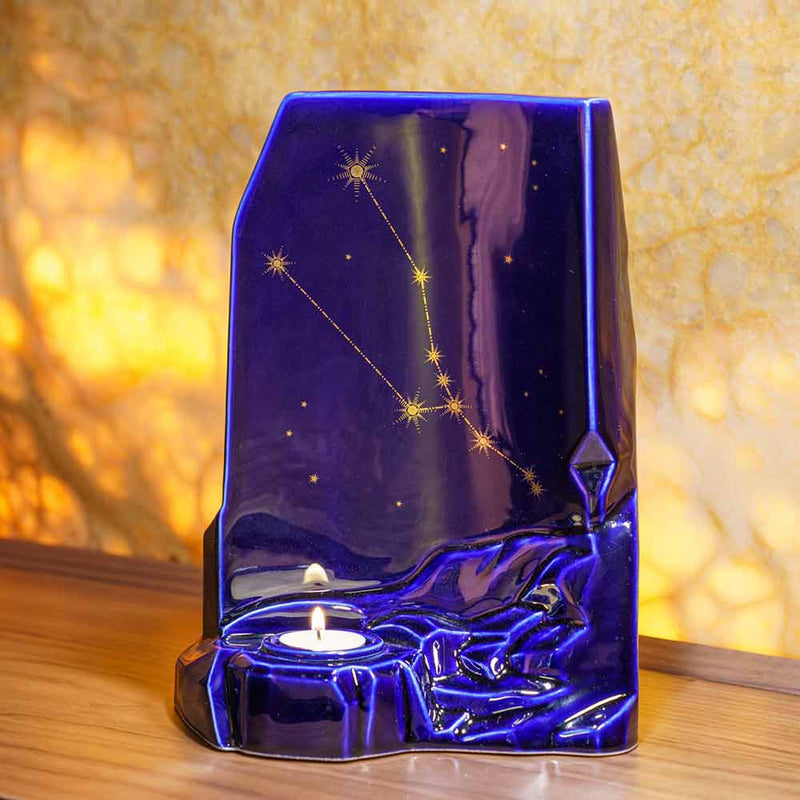 Zodiac Star Sign Adult Cremation Urn for Ashes Range Taurus On Shelf