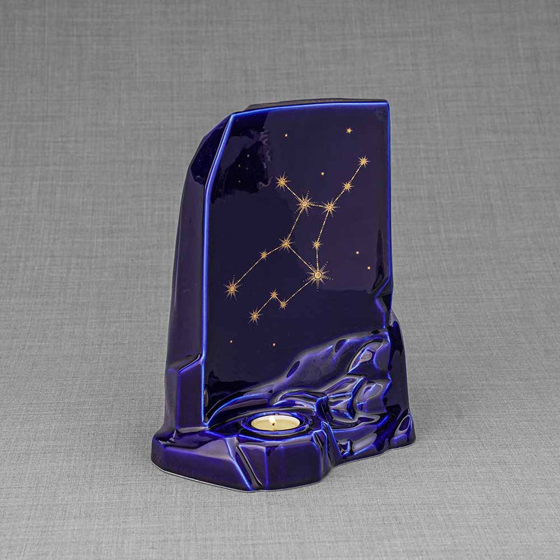 Zodiac Star Sign Adult Cremation Urn for Ashes Range Virgo Right Facing